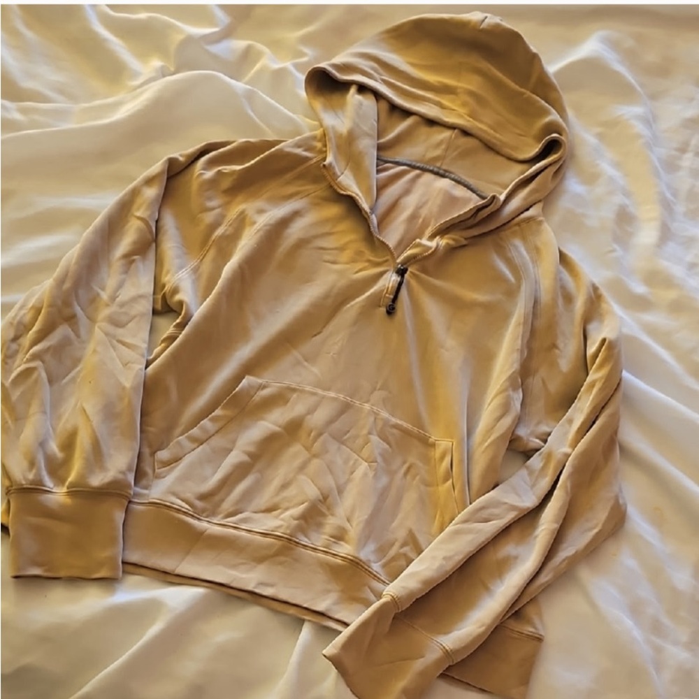Buttery Soft Khaki Nude Tan Hooded Sweatshirt